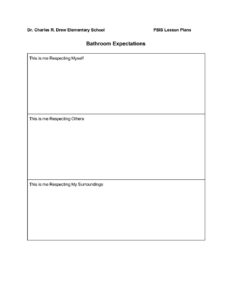 PBIS Bathroom Expectations Assessment
