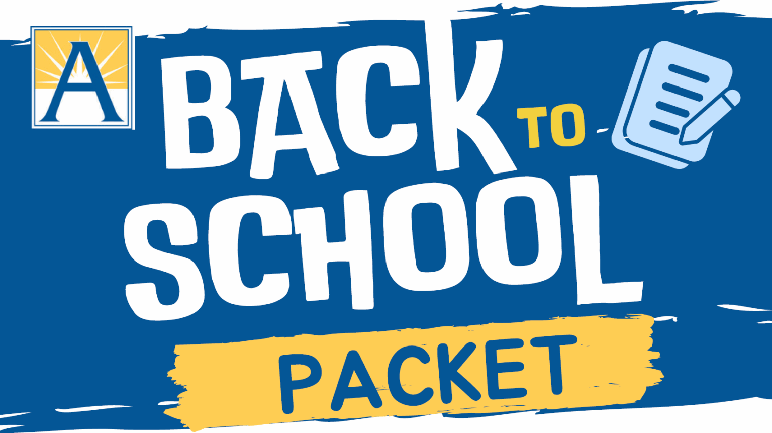 Back to School Packet Sign