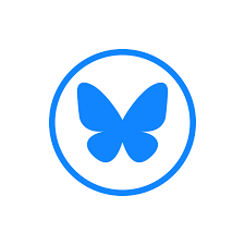 Blue Sky logo (blue butterfly)